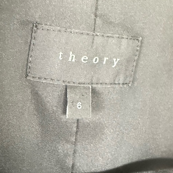 Theory Lanai Urban Wool Blend Blazer Jacket Black Business Casual Women’s 6 - Picture 6 of 13